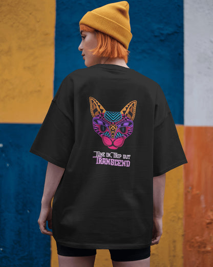 Psychedelic Threads for Cosmic Souls – Transcend the Ordinary Oversized T-shirt