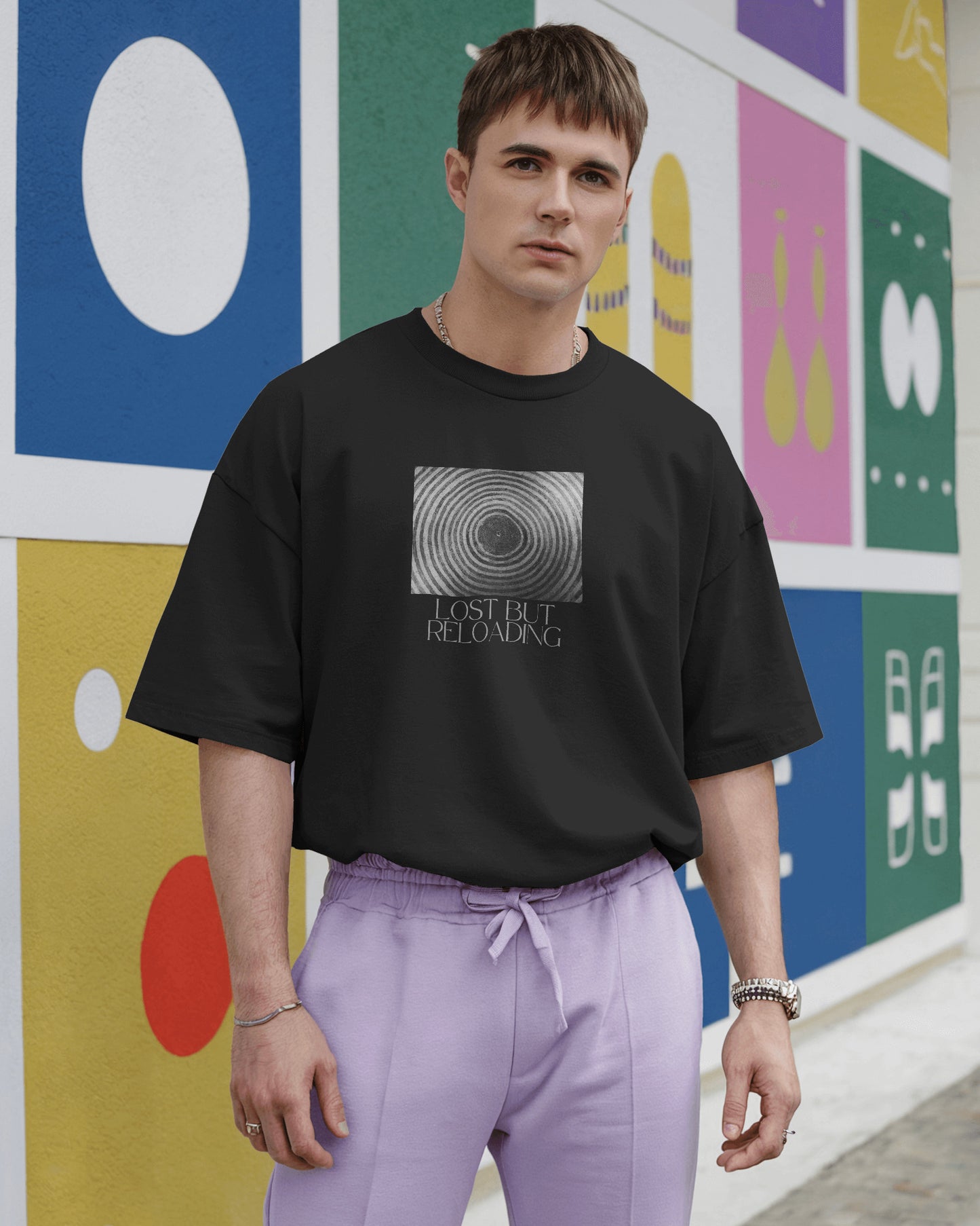 Lost but Reloading oversized tshirt